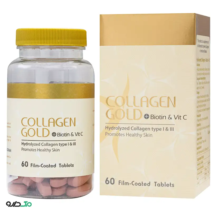 کلاژن گلد بیوتین و ویتامین سی آدریان